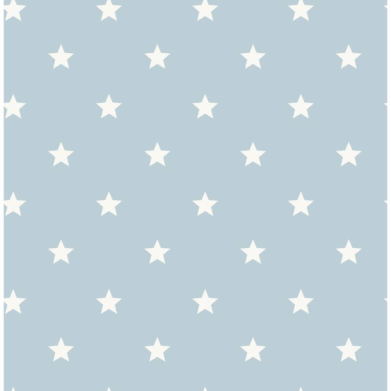 Advantage Starry Motif Light Blue Geometric Wallpaper