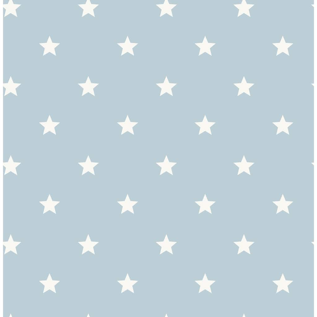 Advantage Starry Motif Light Blue Geometric Wallpaper