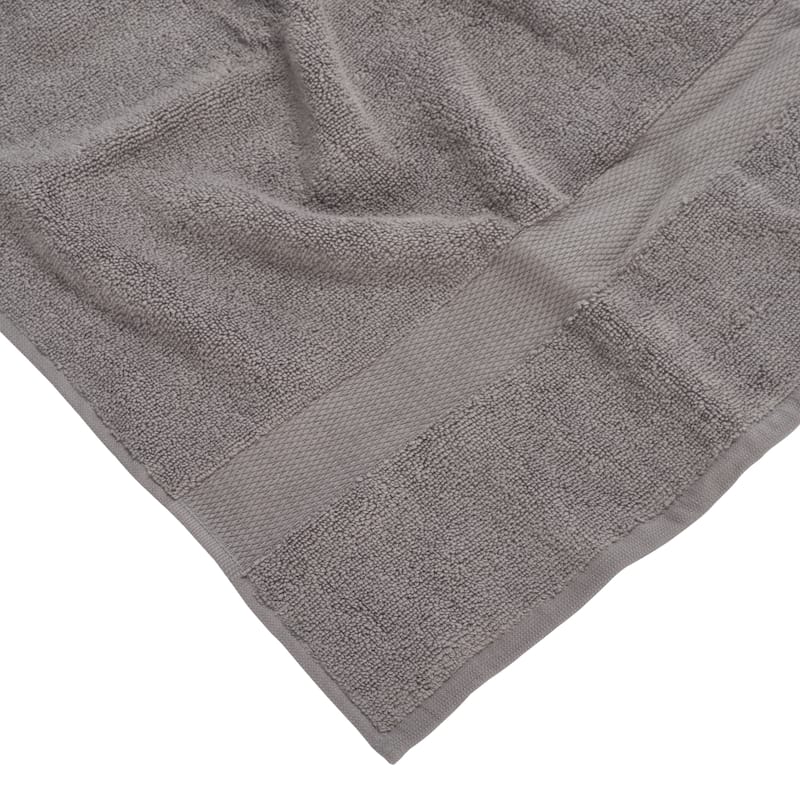 SAFAVIEH Plush Bath Towel (Set of 2) - 27" W x 54" H - Grey