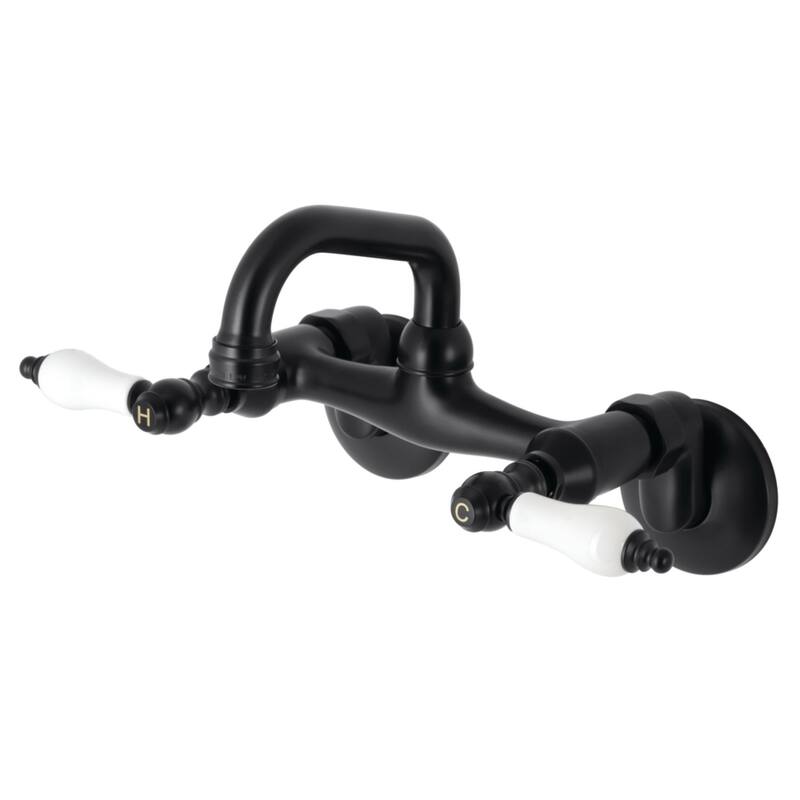 Kingston Brass Two-Handle Wall Mount Bar Faucet