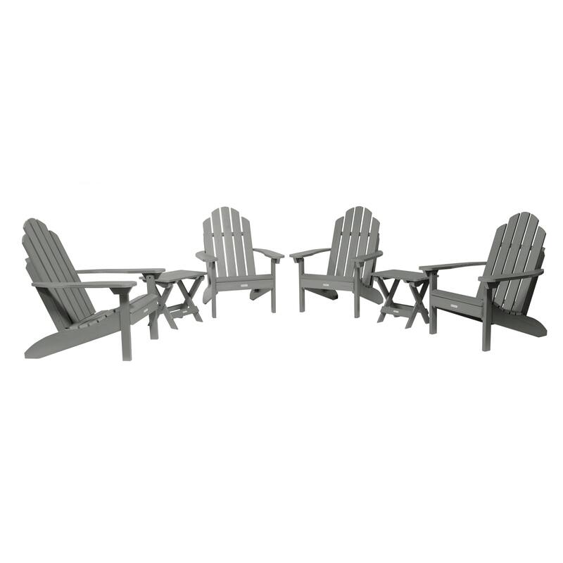 HIGHWOOD 6-Piece Adirondack Seating Set - Coastal Teak