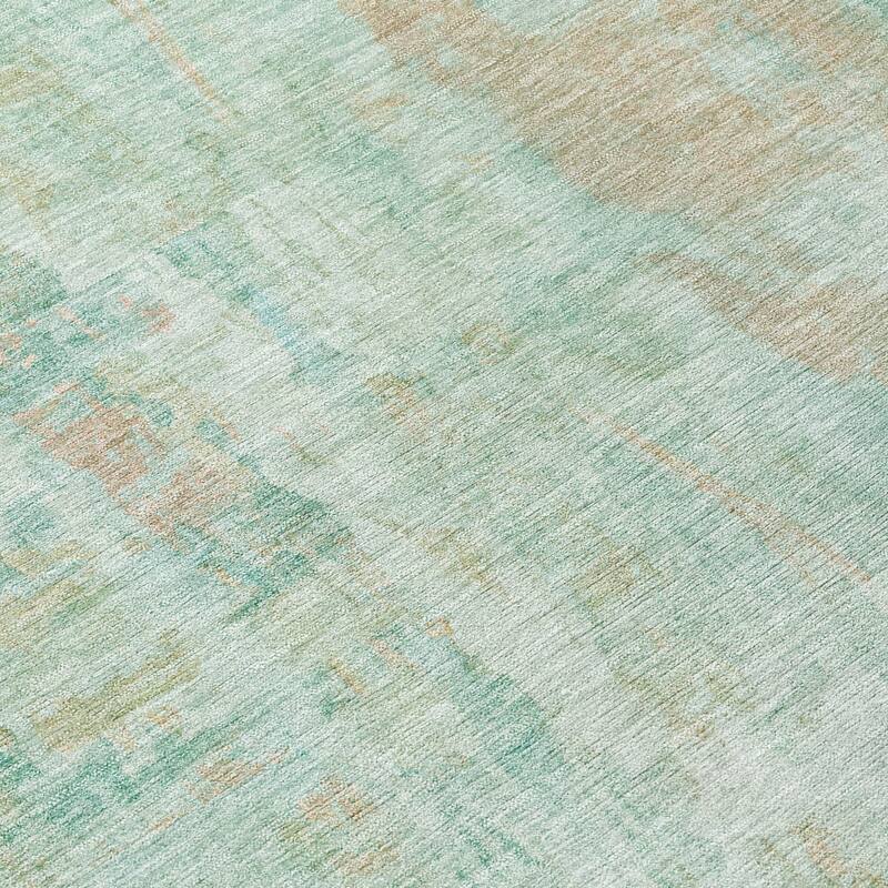 Machine Washable Indoor/ Outdoor Muted Ombre Chantille Rug