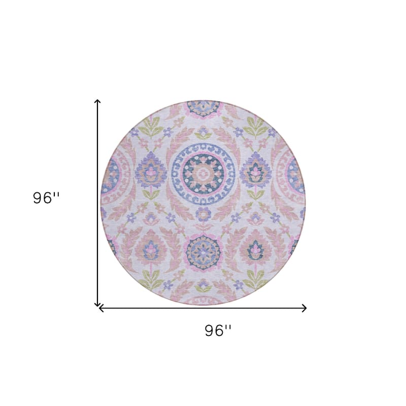 HomeRoots Floral Transitional Rectangle Outdoor Rug