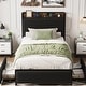 preview thumbnail 10 of 12, Twin Size Bed Frame with 2 Storage Drawers and Charging Station