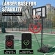 preview thumbnail 2 of 7, Backyard Driveway Indoor Outdoor Adjustable Basketball Hoop for Adults