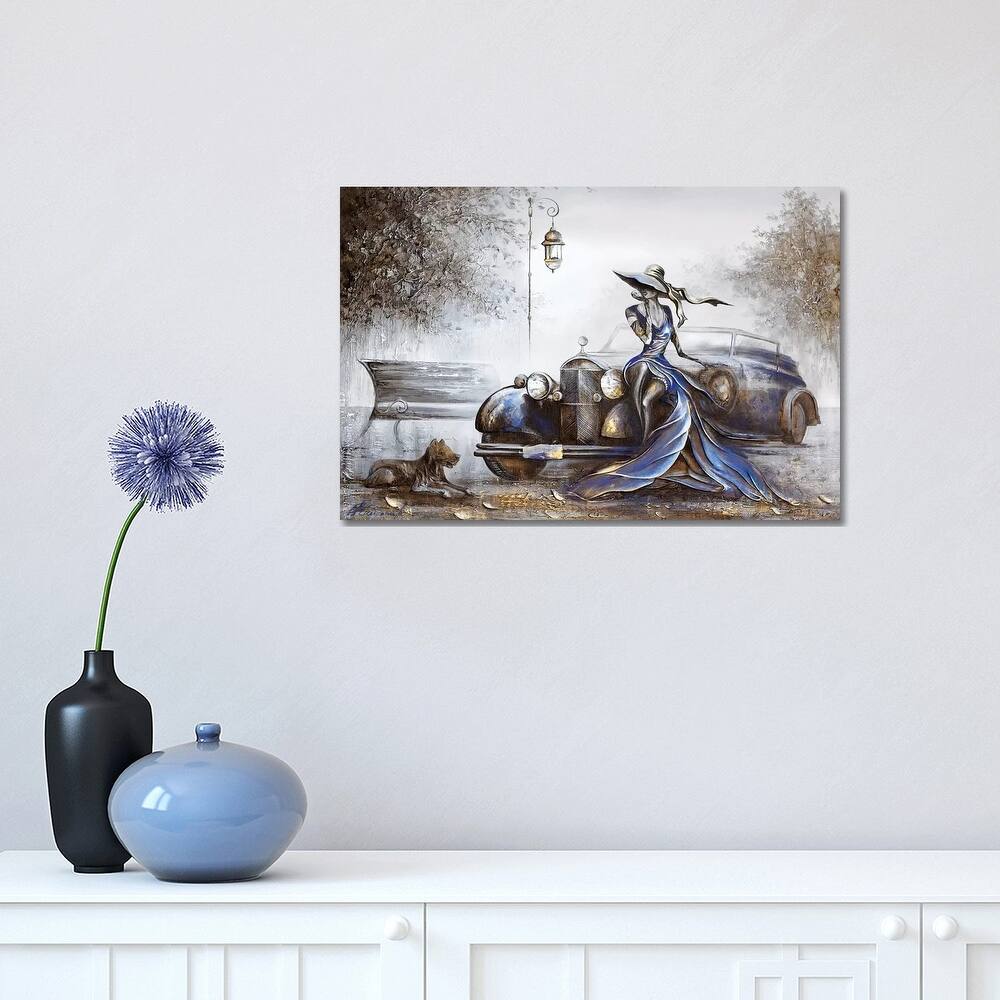 iCanvas "Lady In Blue" by Raen Canvas Print
