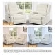preview thumbnail 88 of 101, Overstuffed Cotton Corduroy Manual Pushback Recliner with Wide Armrest