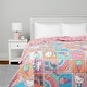 preview thumbnail 21 of 63, Sanrio Hello Kitty and Friends Quilted Blanket 90x90 - Rainbow Pink
