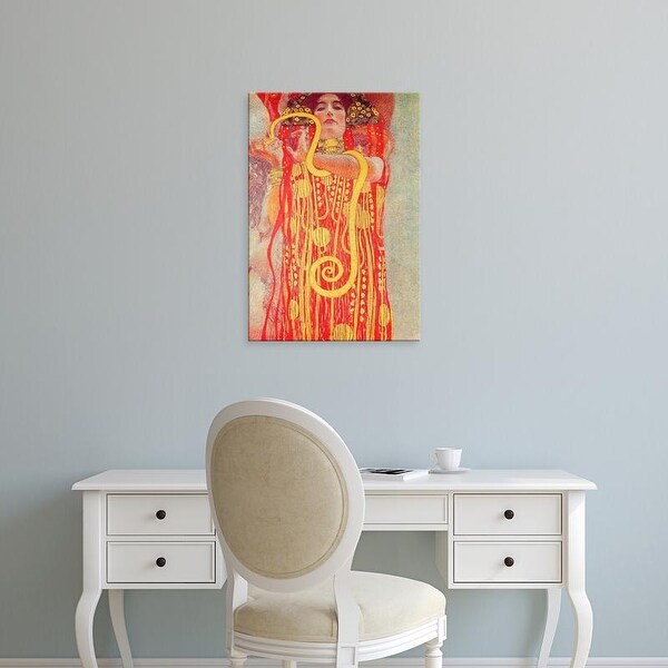 Easy Art Prints Gustav Klimt's 'Medicine' Premium Canvas Art