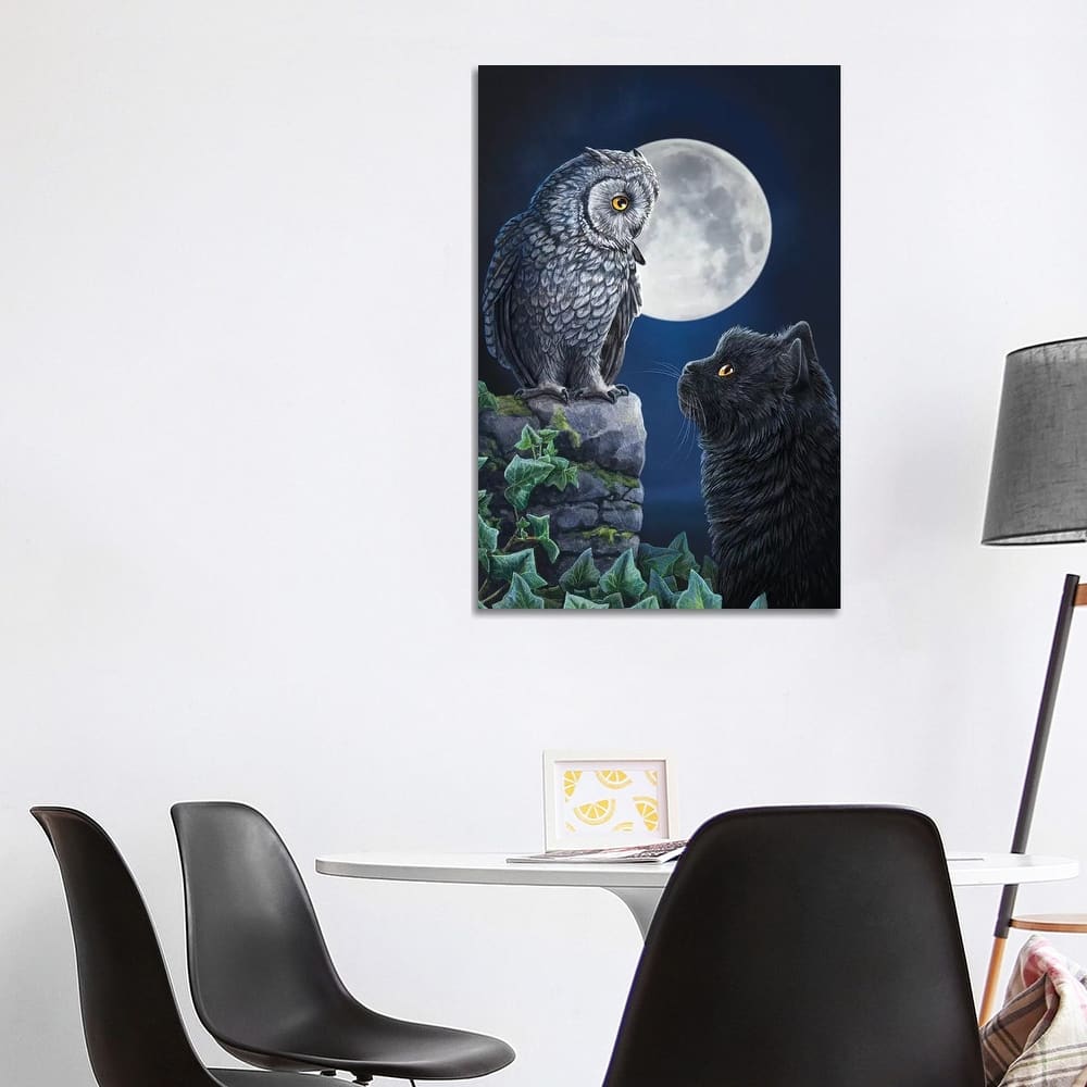 iCanvas "Purrfect Wisdom" by Lisa Parker Canvas Print