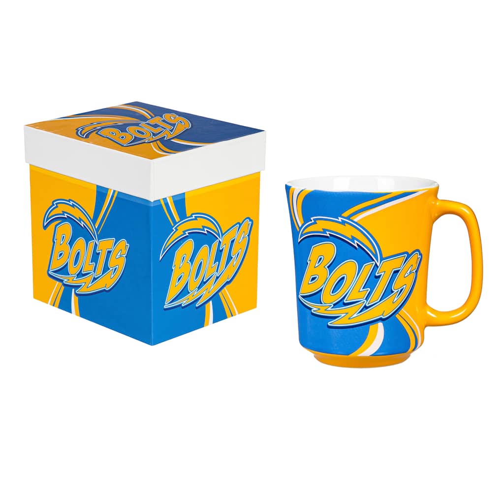 Los Angeles Chargers, 14 oz Ceramic Coffee Mug w/ Gift Box