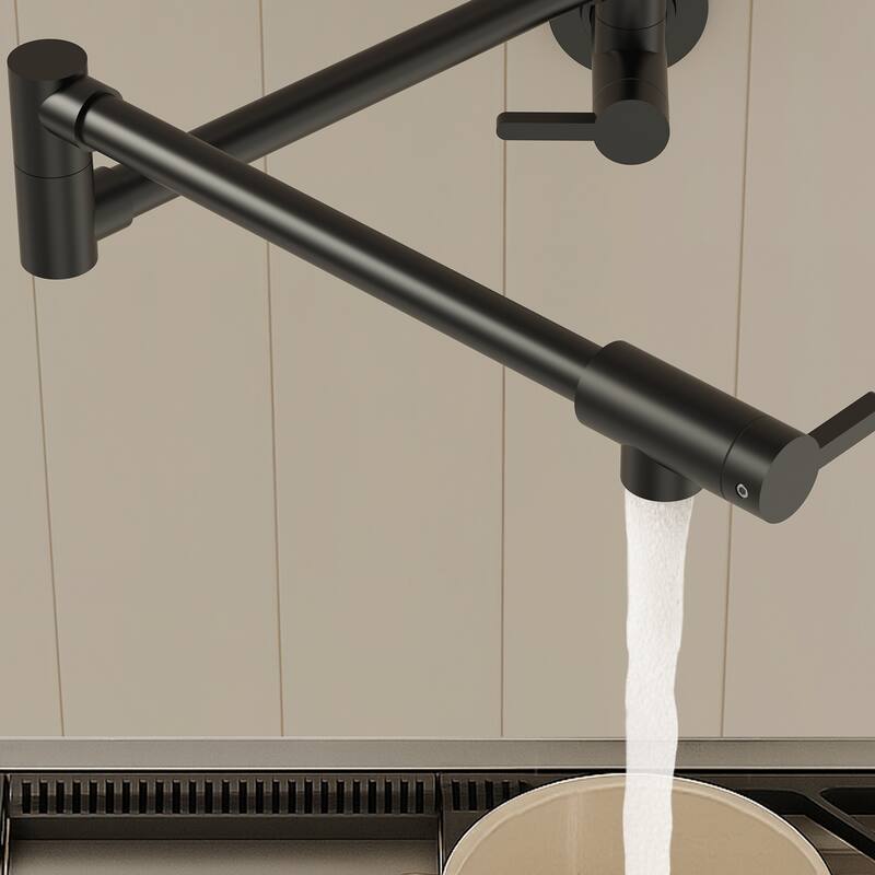 Wall Mounted Cold-Water Pot Filler,Folding Kitchen Faucet
