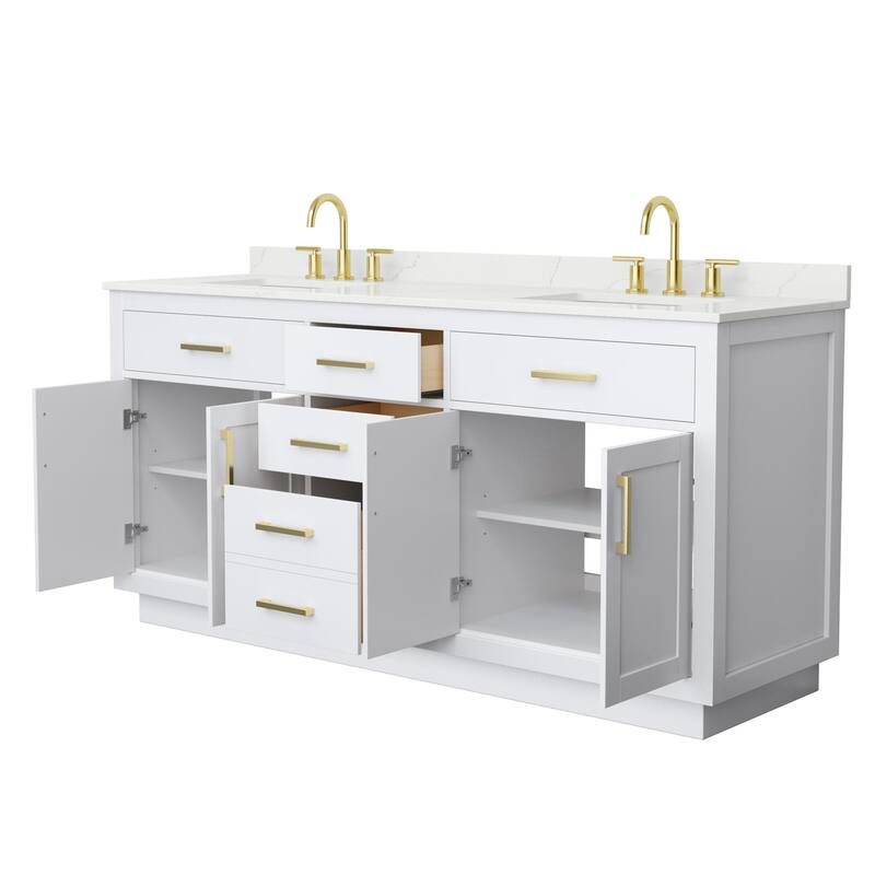 Wyndham Collection WCG262672D-QTZ-US3MXX Beckett TK 72" Free Standing