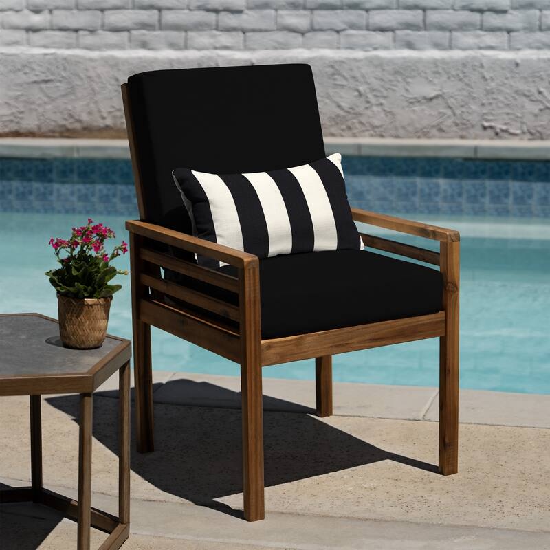 Outdoor Highback Dining Chair Cushion