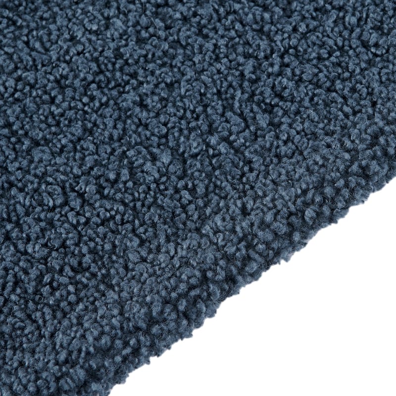 HiEnd Accents Teddy Textured Boucle Plush Throw Blanket