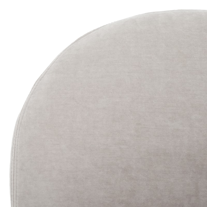 SAFAVIEH Geena Petite Velvet Slipper Chair - 21 In. W x 26 In. D x 26 In. H - 21Wx26Dx26H
