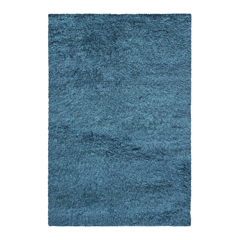 Superior Hand-tufted Plush Solid Shag Indoor Area Rug