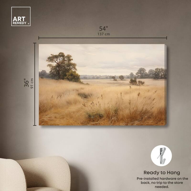 Cogon Grass Breeze II Canvas by Art Remedy, Gallery Wrapped