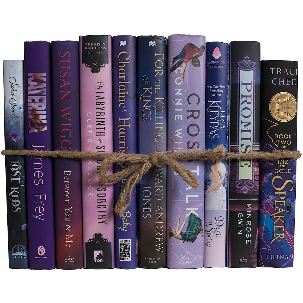 Books Purple Decorative Accessories: Frosted Berry Dust Jacket ColorPak