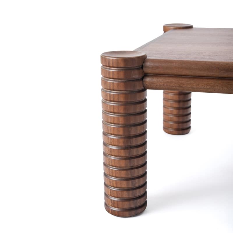 Studio London Ellis Coffee Table Mid-Century Rectangular Table and Easy Assembly