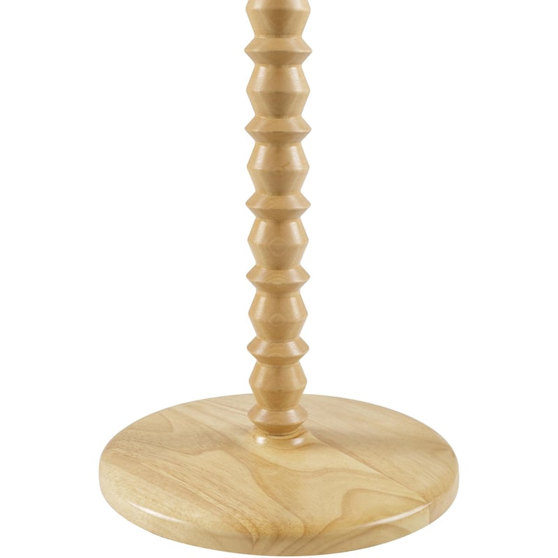 Livabliss Padauk Traditional Accent Floor Lamp