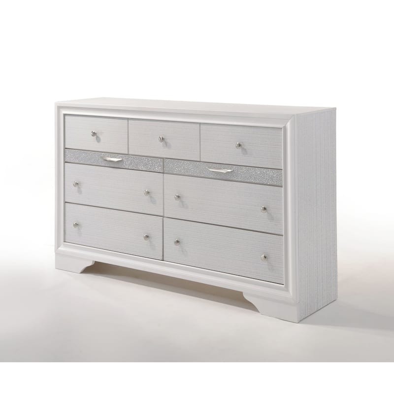Tuxedo 9-drawer Dresser - White