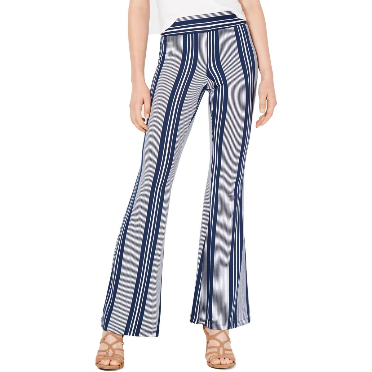 striped womens pants