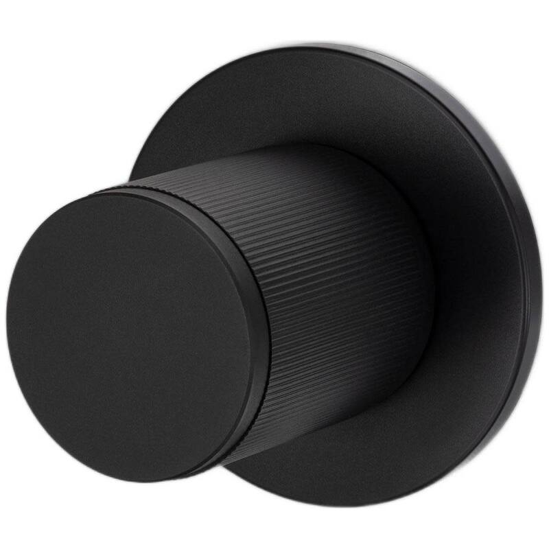 Buster + Punch NDK-481064 Linear Series Door Knobs - Welders Black