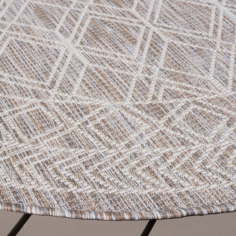 SAFAVIEH Courtyard Siggerdur Transitional Indoor/Outdoor Rug