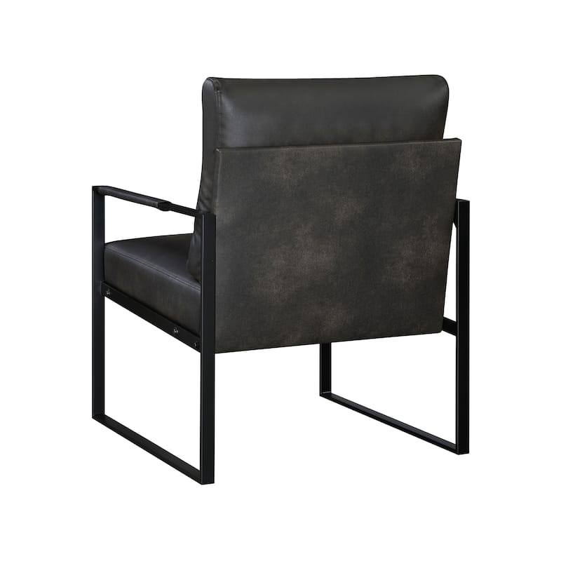 Talbot Faux Leather Accent Chair