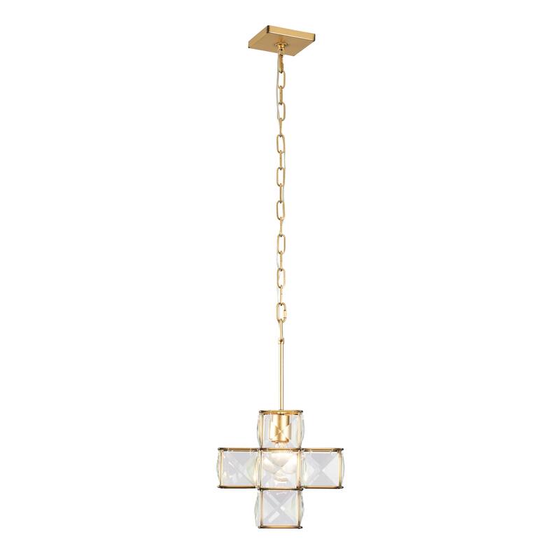 Varaluz Cubic 1-Light Pendant - Calypso Gold