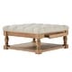 preview thumbnail 21 of 36, iNSPIRE Q Artisan Lennon Baluster Storage Tufted Ottoman Table