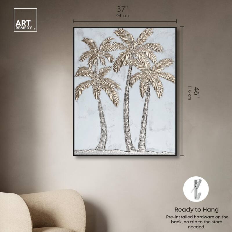 Palm Pantheon Canvas by Art Remedy