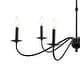 preview thumbnail 7 of 30, Nola 34.75" 6-Light Bohemian Farmhouse Iron LED Chandelier, by JONATHAN Y