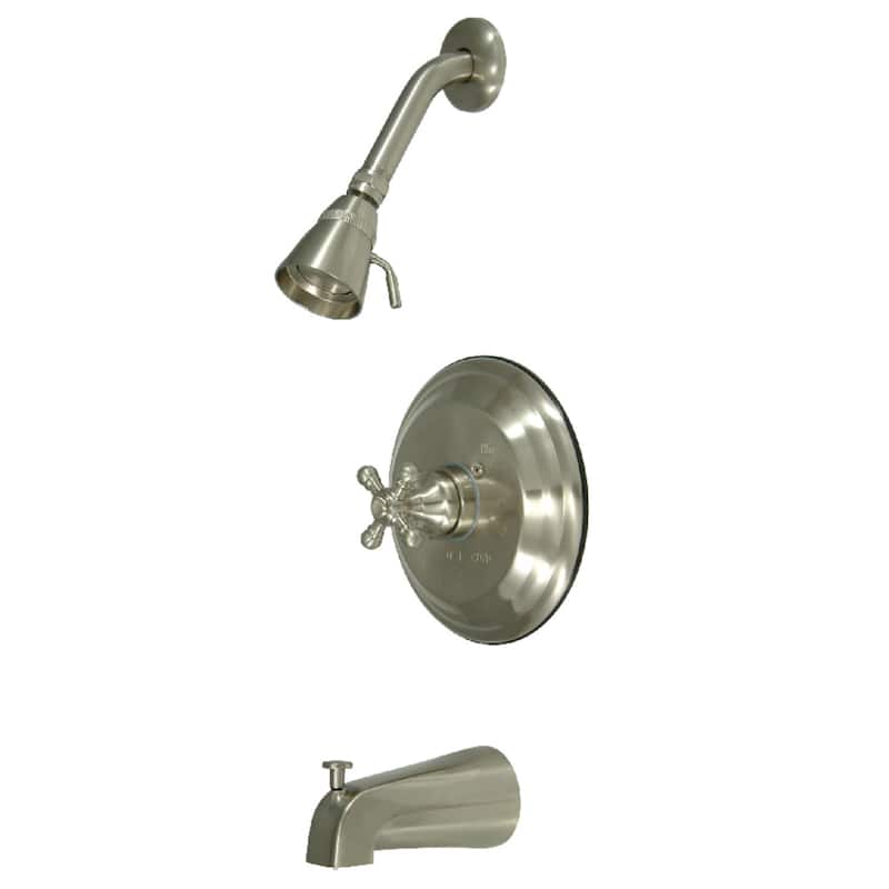 Kingston Brass Metropolitan Tub and Shower Faucet - Brushed Nickel
