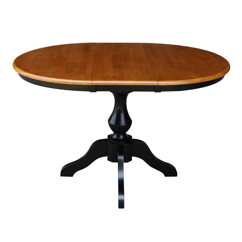 The Gray Barn Fairy Glen 36-in. Round Pedestal Table w/ 12-in. Leaf