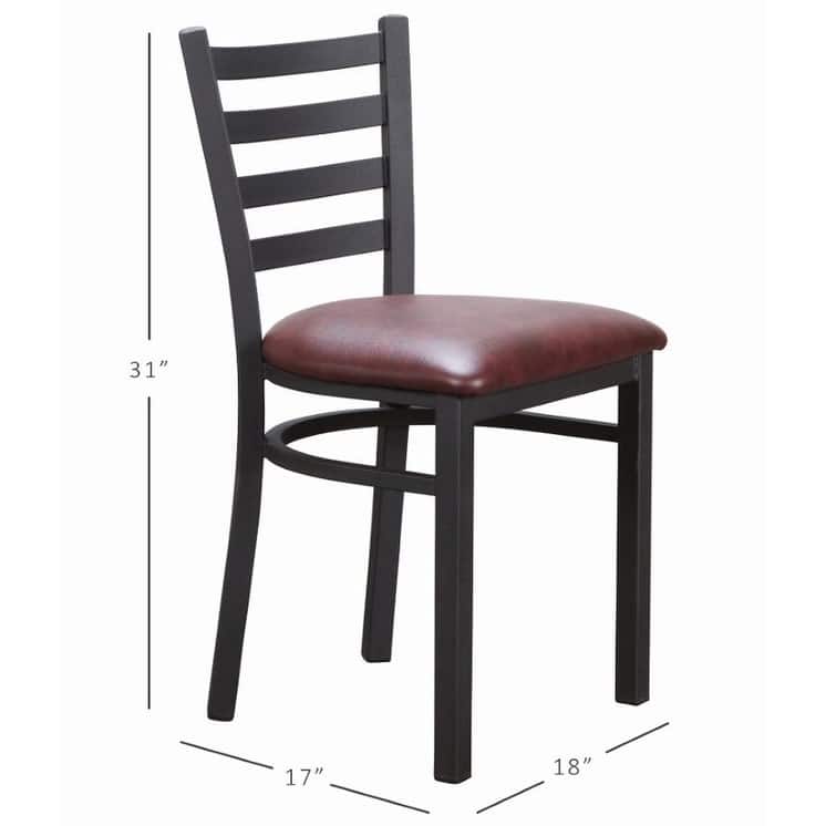 Linon Kelso Metal Side Dining Chair (Set of 2)