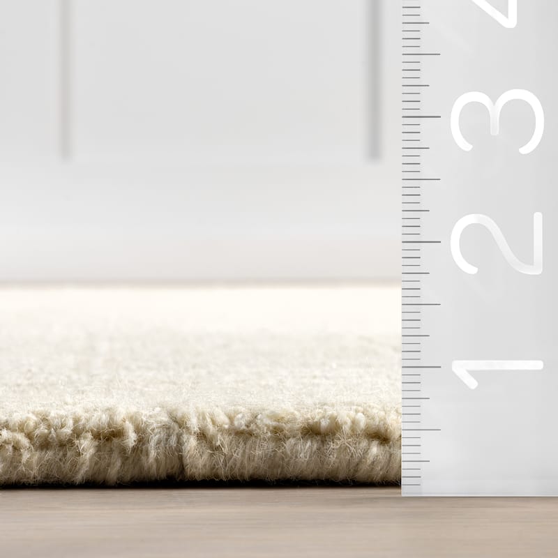 Rune Bordered Wool-Blend Area Rug