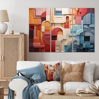 Designart "Constructivism Constructed Horizons XIV" Constructivism ...