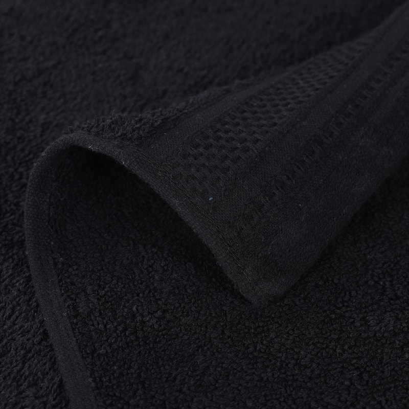 Superior Honeycomb Textured Border Cotton Medium Weight 12 Piece Towel Set