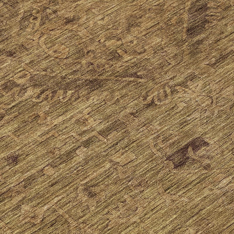 Machine Washable Indoor/ Outdoor Vintage Traditional Chantille Rug