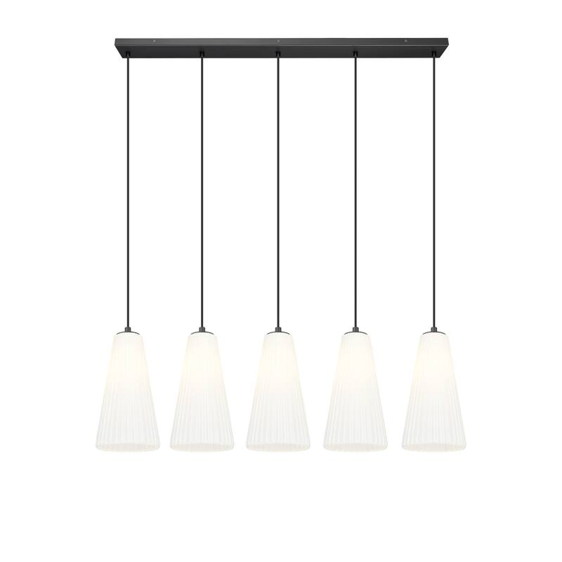 Z-Lite 3043P7-5L Farrell 5 Light 42" Wide Linear Chandelier