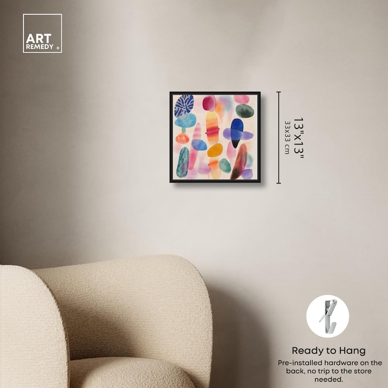 Dissolving Hues Canvas by Art Remedy