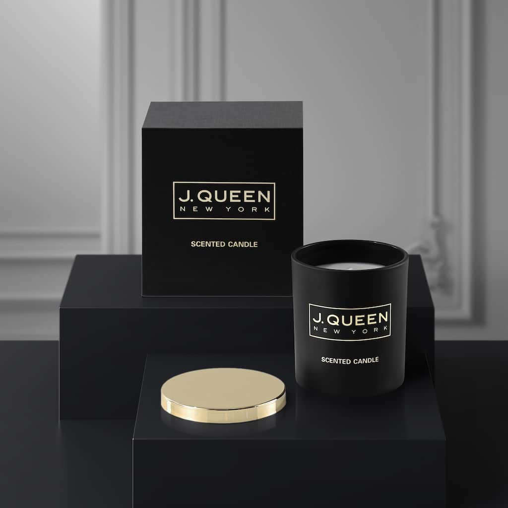 J. Queen New York Chestnut Vanilla Boxed 8 oz Votive Candle