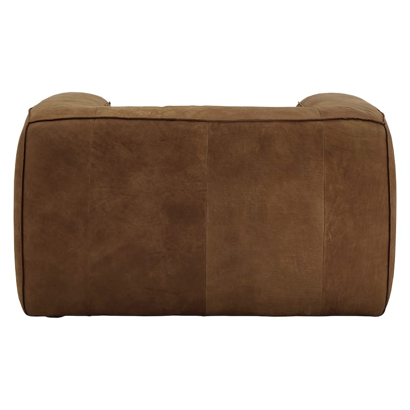 Divya Outback Leather Accent Chair by iNSPIRE Q Modern