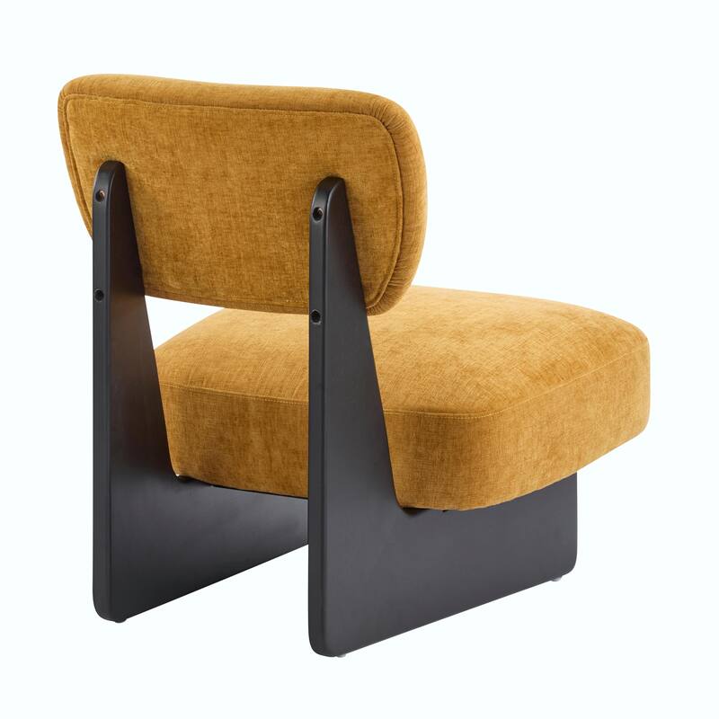 Minimalist Accent Chairs Set - Wood Frame
