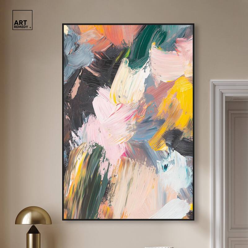 Chromatic Surge II Canvas by Art Remedy