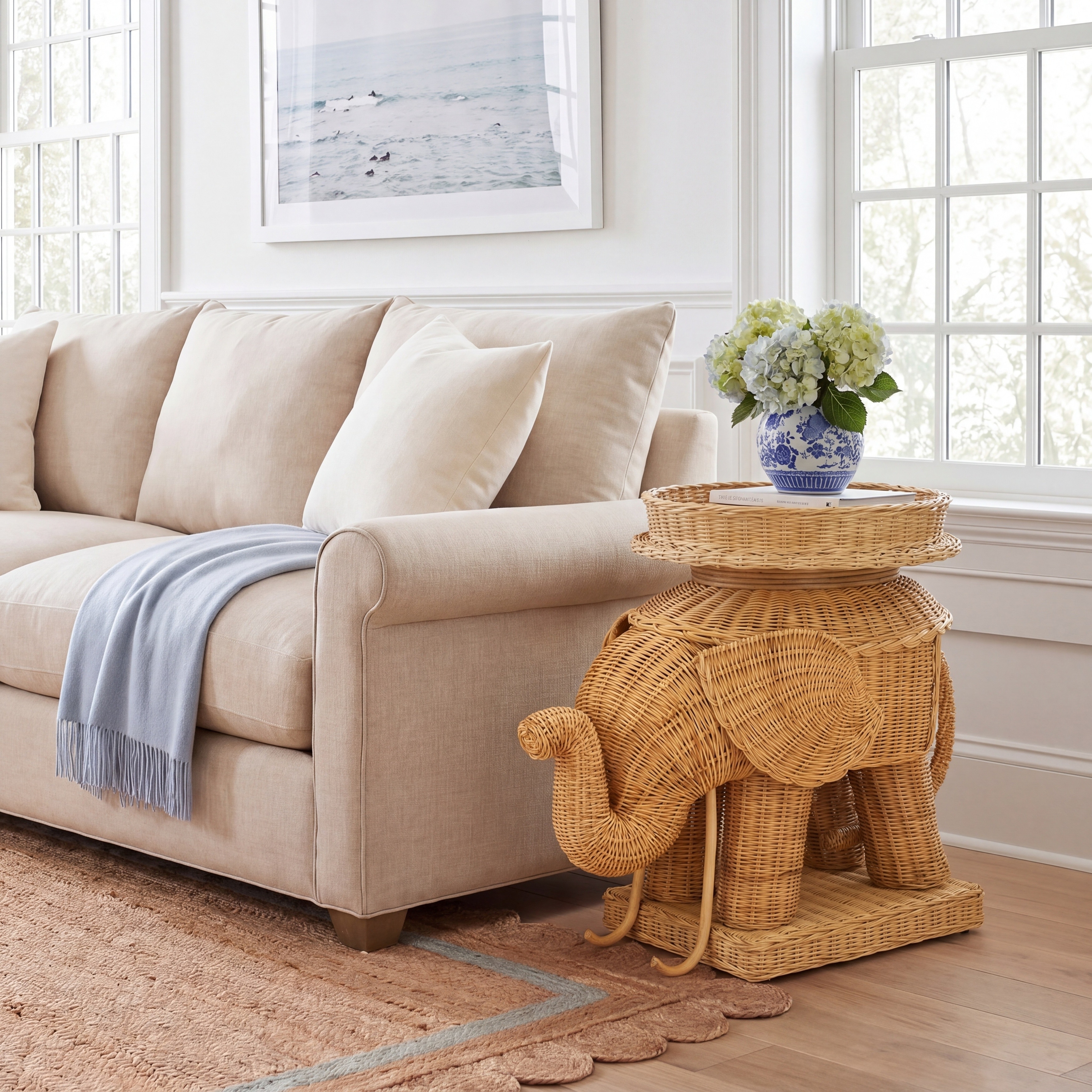 SAFAVIEH Bilek Storage Natural Accent Table - 25" x 17.5" x 21.5" - 25Wx18Dx22H