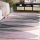 preview thumbnail 6 of 90, SAFAVIEH Hollywood Mergita Mid-Century Modern Abstract Rug 8' x 10' - Ivory/Purple