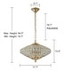 preview thumbnail 17 of 95, Retro French 4/5-Light Antique Brass Globe Crystal Chandelier for Living/Dining Room